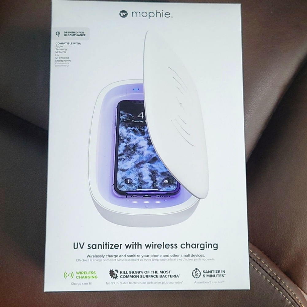 Morphie UV Santizer with Wireless Charging